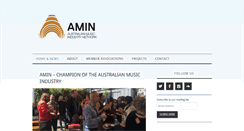 Desktop Screenshot of amin.org.au