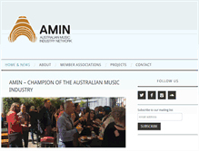 Tablet Screenshot of amin.org.au